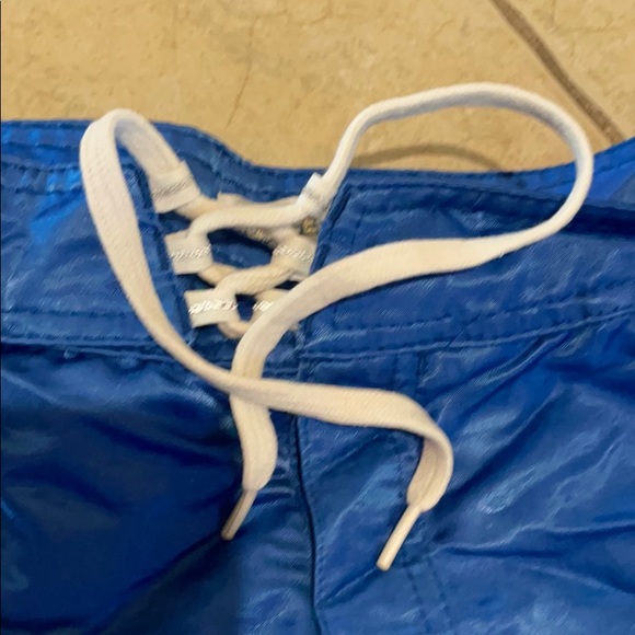 Vintage ‘90s Hurley Electric Blue Swim Shorts - Picture 4 of 7